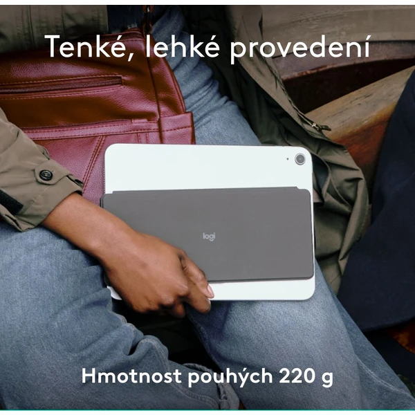 Logitech Keys to go 2 Apple bezdrôtová US klávesnica grafitová - Klávesnice - Obrázok M245000J01