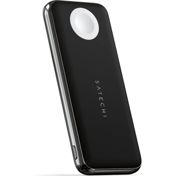 Satechi Quatro bezdrôtová powerbanka 10 000 mAh vesmírne šedá  - Powerbanky - Obrázok M2BT000501