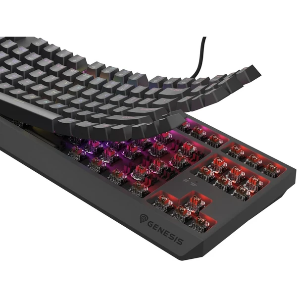 Genesis THOR 230 TKL RGB mechanická klávesnica čierna Outemu Brown - Klávesnice - Obrázok M2I5000O01