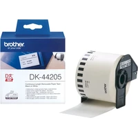 Brother DK-44205 štítok čierna na biele s odstrániteľným lepidlom 62 mm - Pásky pre štítkovače