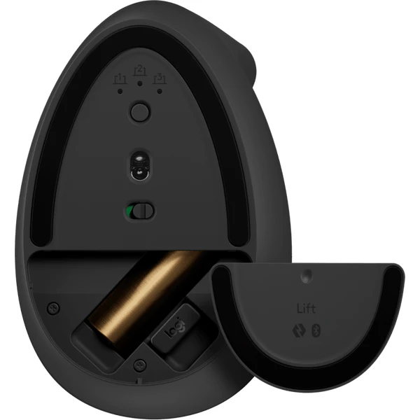 Logitech Lift Vertical Ergonomic Mouse šedá - Myši - Obrázok M2JF100501