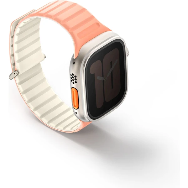 UNIQ Revix Evo obojstranný remienok Apple Watch 49/46/45/44/42mm (ružový/krémový) - Remienky - Obrázok M2O5000O01