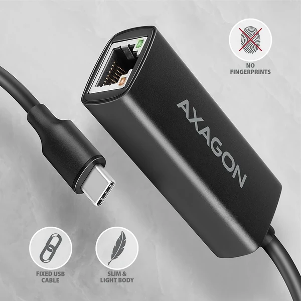 AXAGON ADE-ARC USB-C Gigabit Ethernet sieťová karta - Sieťové karty - Obrázok M2P2000J01