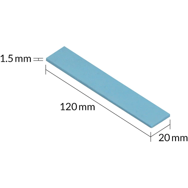 Arctic teplovodivá podložka - TP-3 120 x 20 x 1,5/4 pack - Teplovodivé pasty a opasky - Obrázok M2P9000O01