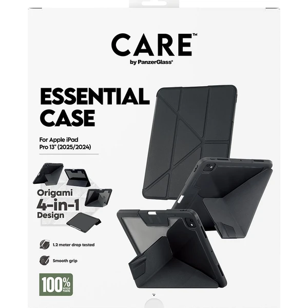 PanzerGlass® CARE 4v1 Essential puzdro Apple iPad Pro 13" (2025/2024) čierne - Puzdra - Obrázok M2XL000K01
