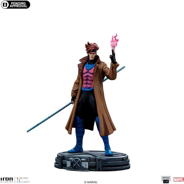 Soška Iron Studios Art Scale 1/10 Marvel: X-Men '97 - Gambit 23 cm