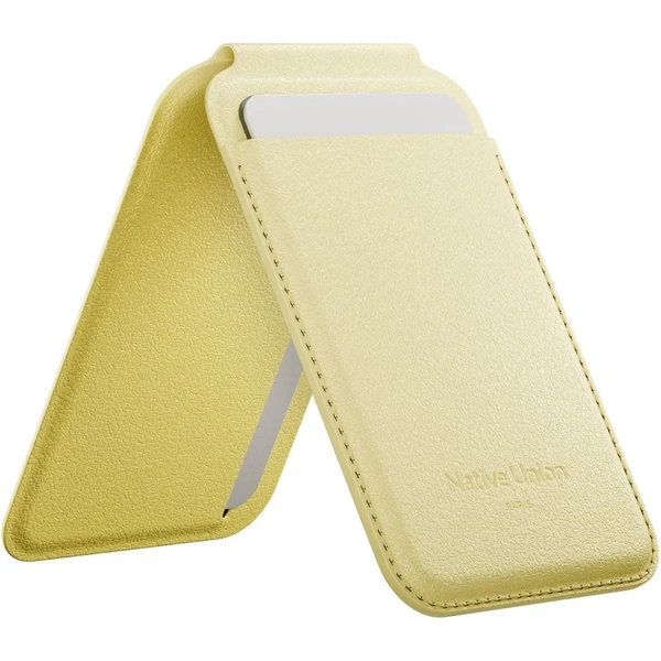 Native Union Active Wallet Stand MagSafe peňaženka žltá - Peňaženky - Obrázok M31A000P01