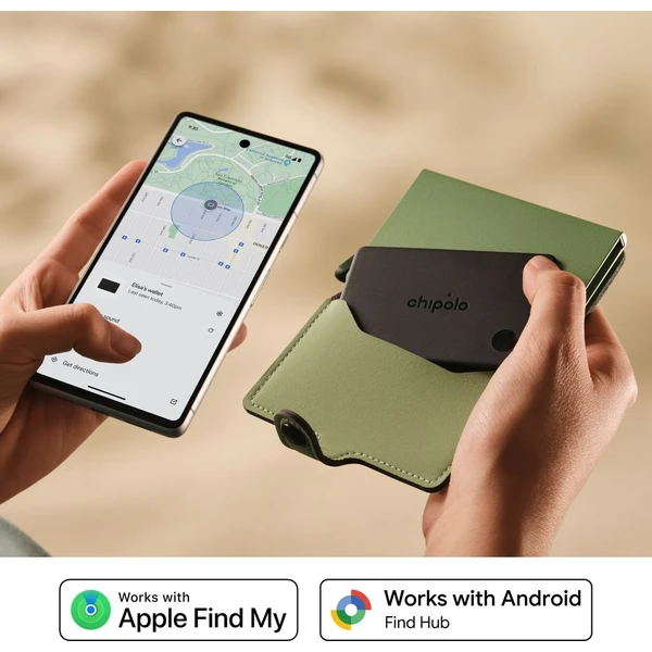 Chipolo CARD Bluetooth lokátor čierny - Lokátory - Obrázok M3DJ000K01