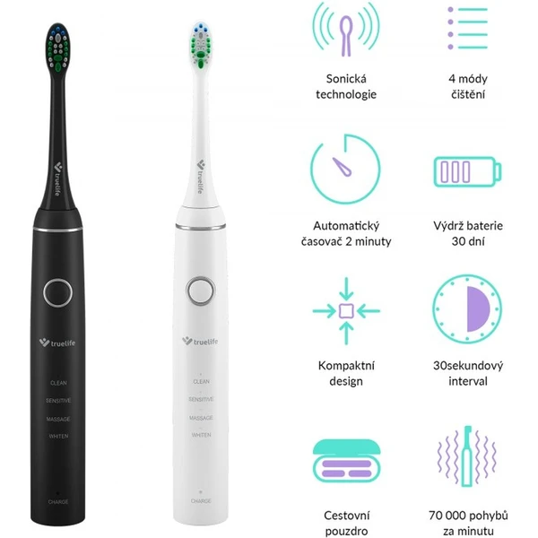 TrueLife SonicBrush Compact Duo 2 ks - Zubné kefky - Obrázok M3HY000501