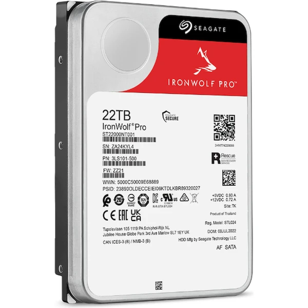 Seagate IronWolf Pro 22TB 3.5" HDD - Pevné disky - Obrázok M3IN000K01