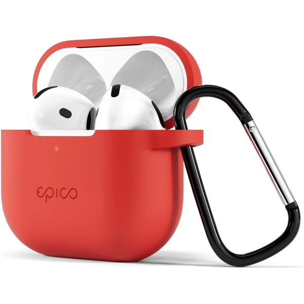 Epico odolný silikónový kryt pre Airpods 4 červený - Puzdra - Obrázok M3LA000J01
