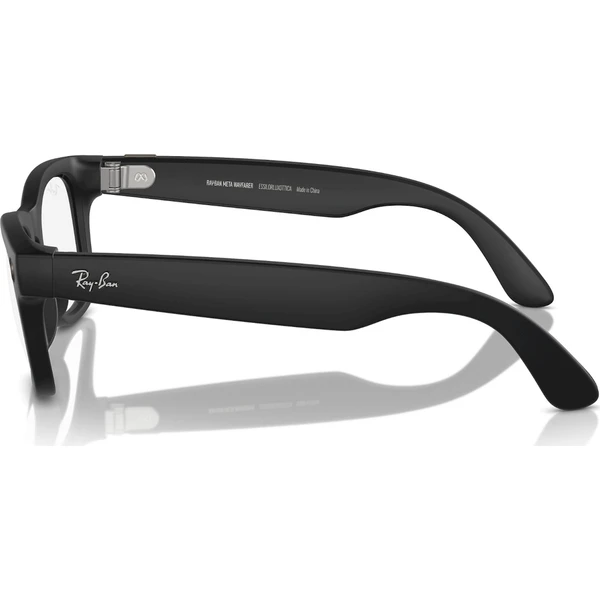 Meta RAY-BAN Wayfarer Gen1 (Štandardné) inteligentné matné okuliare (stmavovanie - číre/zelené) čier - AR okuliare - Obrázok M3ZR000K01