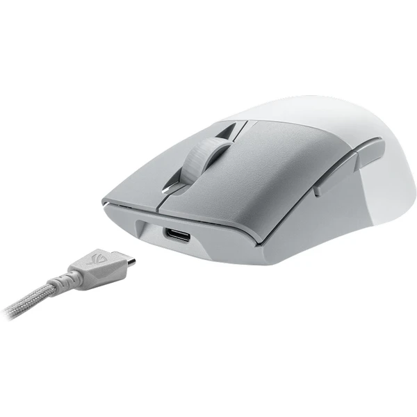 ASUS ROG KERIS Wireless Aimpoint herná myš biela - Myši - Obrázok M477000701