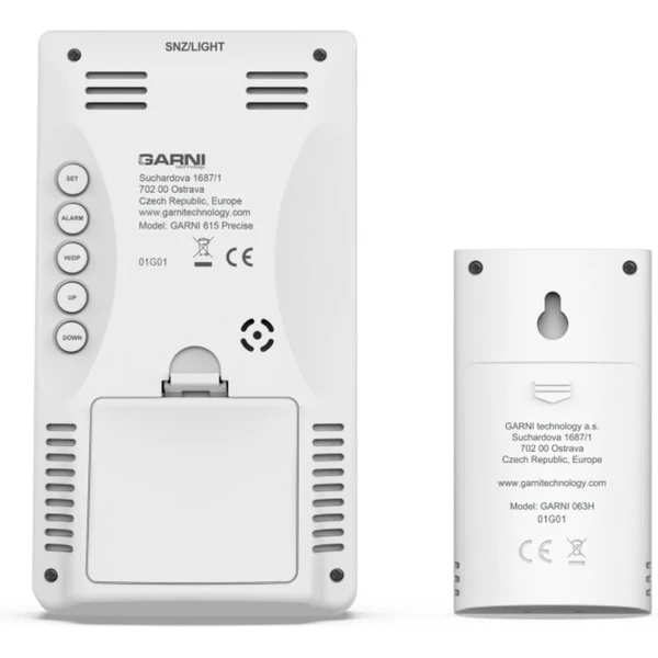 GARNI 615W Precise Meteorologická stanica biela - Meteorologické stanice - Obrázok M4D5000N01