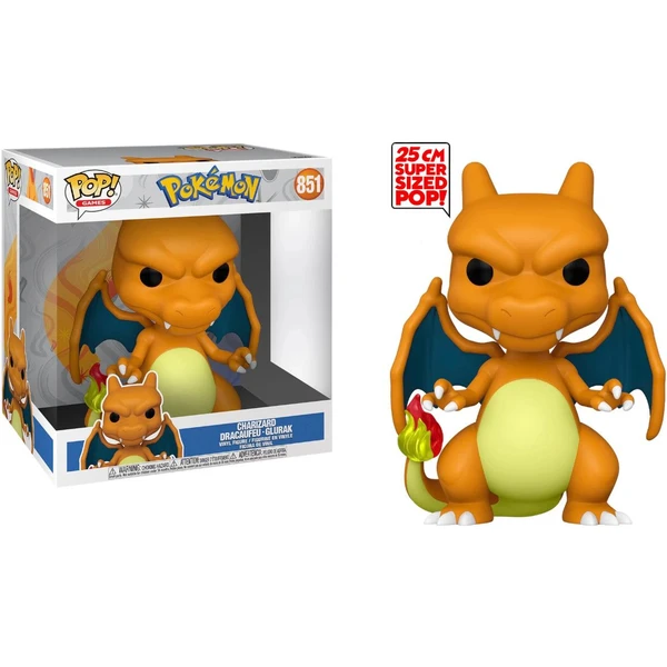 Funko POP! #851 Jumbo: Pokémon - Charizard 25 cm (Super Sized) - Funko POP! - Hlavný obrázok