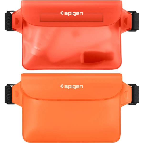 Spigen Aqua Shield WaterProof Waist Bag A620 2 Pack oranžový - Puzdra - Obrázok M4N5000701