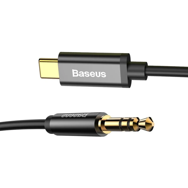 Baseus USB-C/3,5mm kábel 1,2m čierny - Káble a redukcie - Obrázok M4RR000501