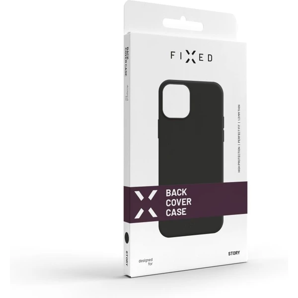 FIXED Story silikónový kryt Samsung Galaxy A54 5G čierny - Puzdra - Obrázok M514000601