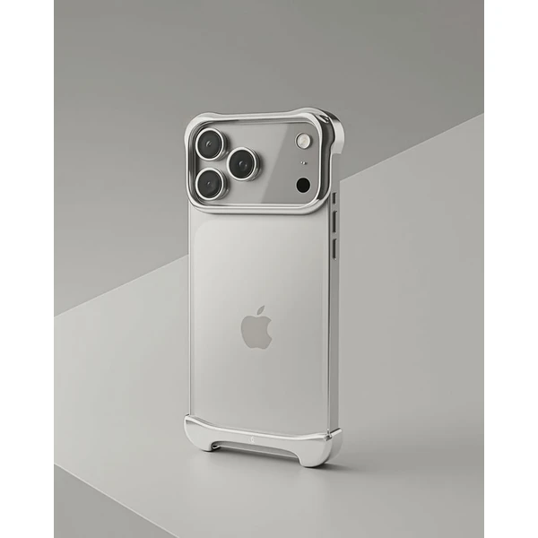 Arc Pulse hliníkový ochranný rám iPhone 17 Pro strieborný - Puzdra - Obrázok M5DJ000K01