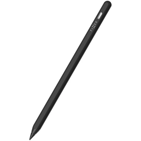 Dotykové pero pre iPady s bezdrôtovým nabíjaním a šikovným tlačidlom FIXED Graphite Pro, čierny - Stylusy - Hlavný obrázok