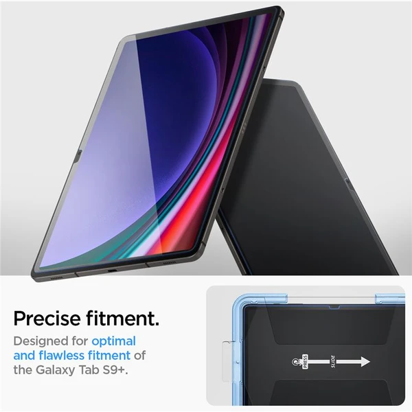 Spigen Glass tR EZ Fit 1 Pack tvrdené sklo Samsung Galaxy Tab S9+/Tab S10+ - Ochranné fólie a sklo - Obrázok M5JA000601
