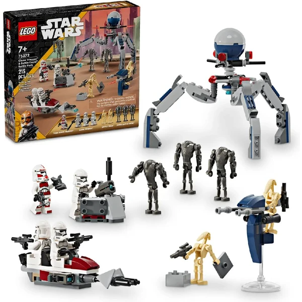 LEGO®Star Wars™ 75372 Bojový balíček klonového vojaka a Bojového droida - LEGO - Obrázok M5O4000J01