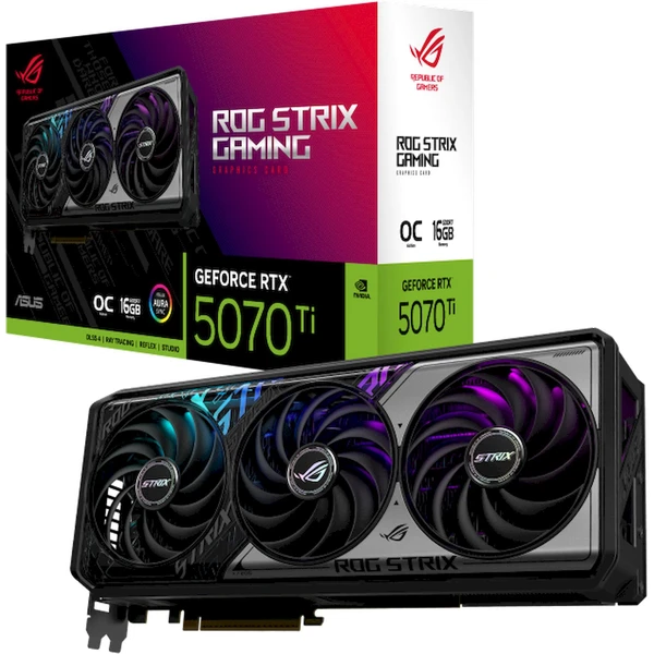 ASUS ROG Strix NVIDIA GeForce RTX 5070 Ti 16GB GDDR7 OC - Grafické karty - Obrázok M5RI000K01