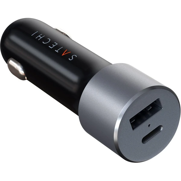 Satechi 72W Type-C PD Car Charger nabíjačka do auta vesmirně šedá - Nabíjačky - Obrázok M5RX000501