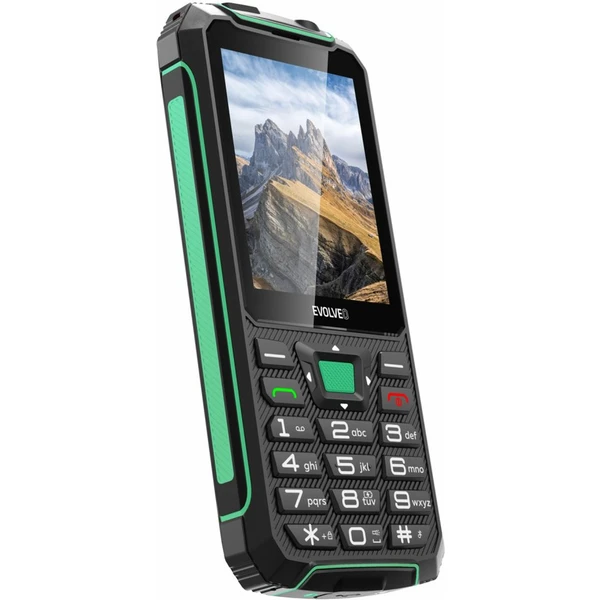 EVOLVEO StrongPhone W4 DualSIM čierno-zelená - Mobilné telefóny - Obrázok M5Z7000701