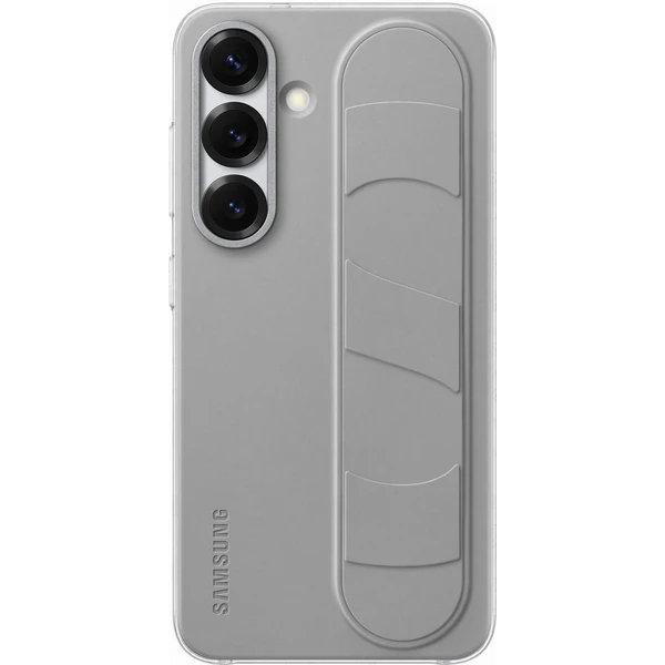 Samsung Standing Grip Case kryt s pútkom Galaxy S25 sivý - Puzdra - Hlavný obrázok