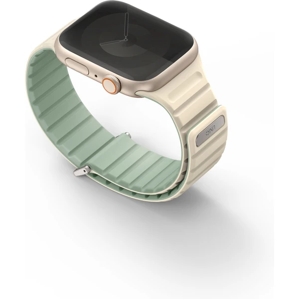 UNIQ Revix Evo obojstranný remienok Apple Watch 42/41/40/38mm (mentolový/béžový) - Remienky - Obrázok M6O5000O01