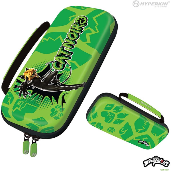 Hyperkin Official Miraculous EVA Hard Shell Carrying Case pre Nintendo Switch® (Cat Noir)