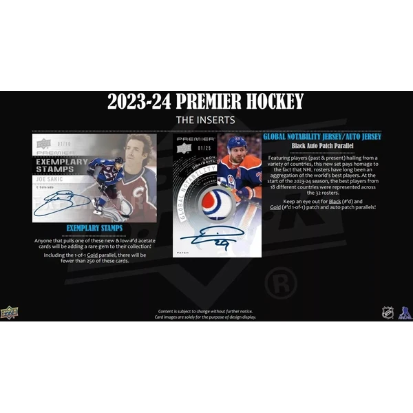 Hokejové karty 2023-24 Upper Deck Premier Hockey Hobby Box - Hokejové karty - Obrázok M6SD000O01