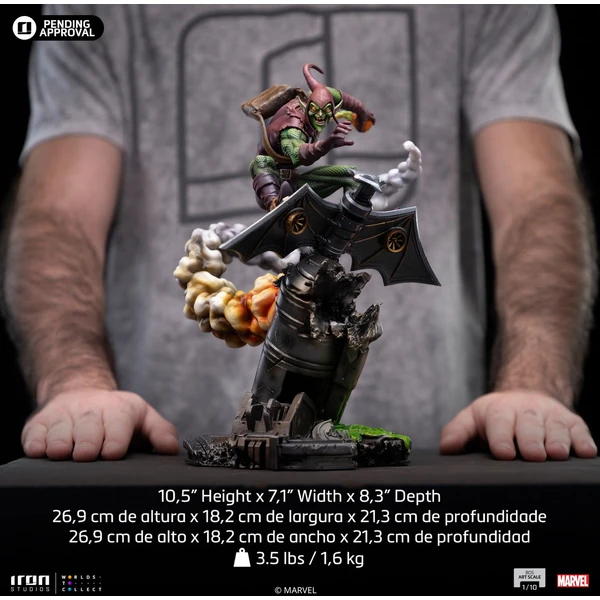 Soška Iron Studios BDS Art Scale 1/10 Marvel: Spiderman vs Villains Diorama - Green Goblin - Sochy a sošky - Obrázok M6YA000L01