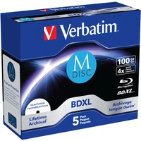 VERBATIM MDisc BDXL (5ks) - Optické disky
