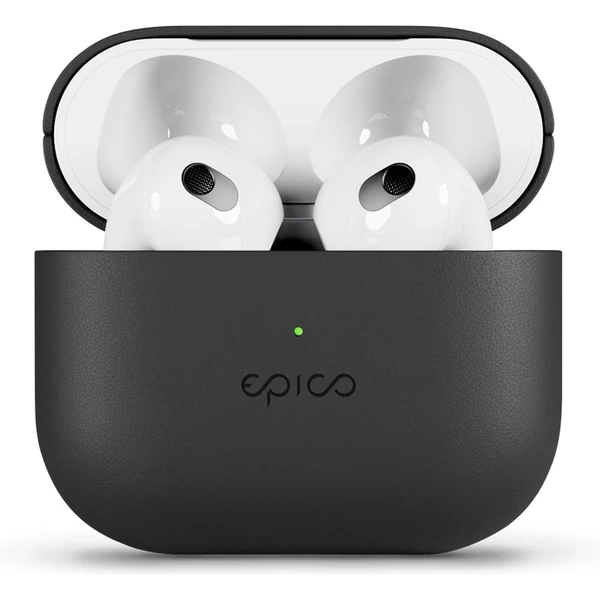 Epico kožený kryt pre Airpods 3 čierny - Puzdra - Obrázok M7C9000K01