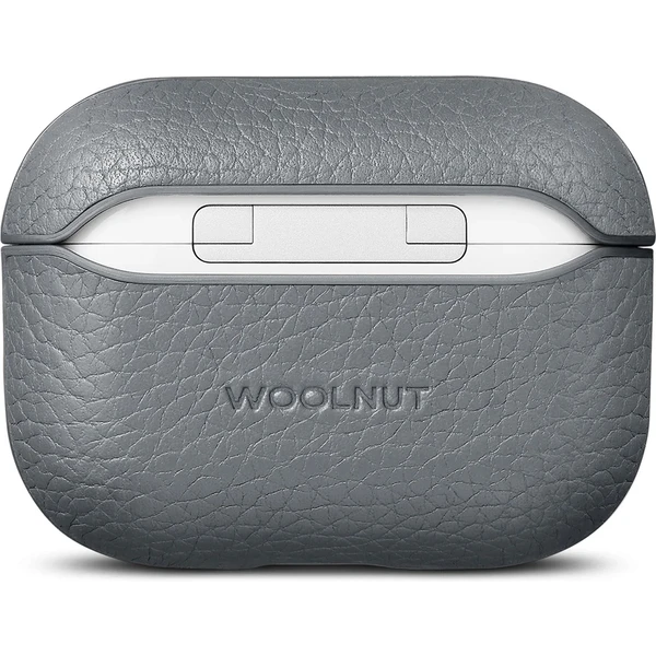 Woolnut Leather kožené puzdro pre AirPods Pro 2. generácia sivé - Puzdra - Obrázok M7KR100501