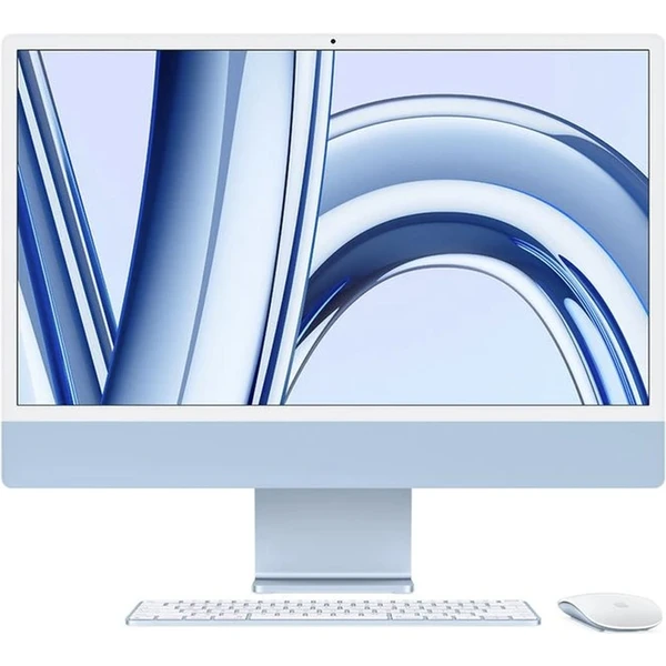 CTO Apple iMac 24" (2023) / Blue / 16GB / Mouse / SK KLV / Stojan / 256GB SSD / Bez ethernetu - All-in-one - Hlavný obrázok