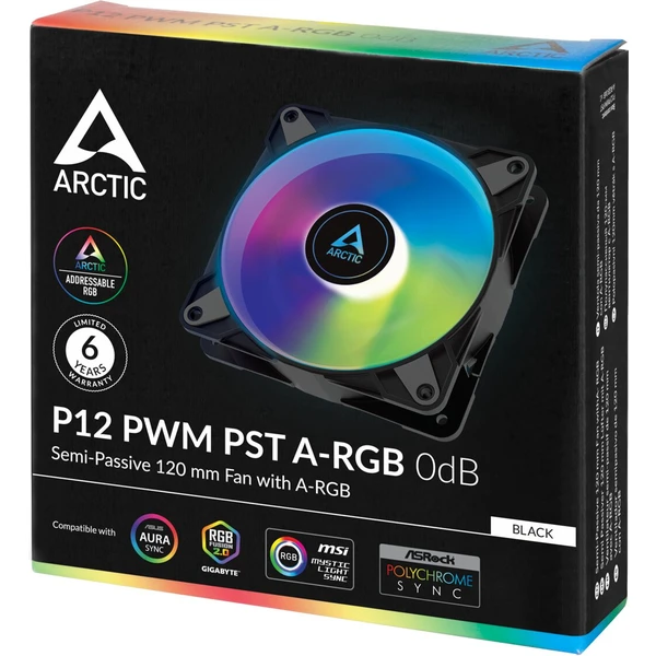 Arctic P12 PWM PST ARGB - Ventilátory pre PC - Obrázok M7RR600301