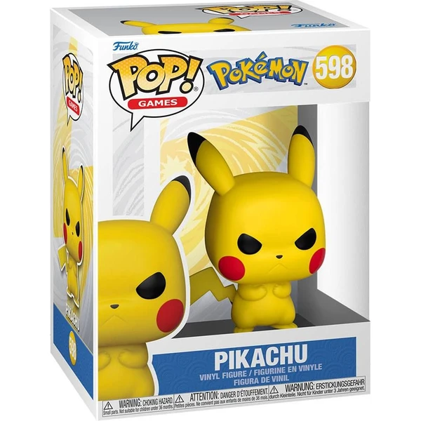 Funko POP! #598 Games: Pokémon - Grumpy Pikachu - Funko POP! - Obrázok M803700301