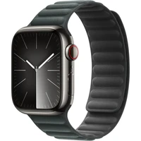 Apple Watch 41/40/38mm listovo zelený magnetický ťah S/M - Remienky