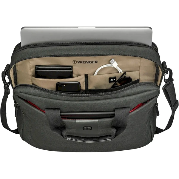 WENGER MX ECO BRIEF 16" taška na notebook šedá - Batohy - Obrázok M8AF000L01