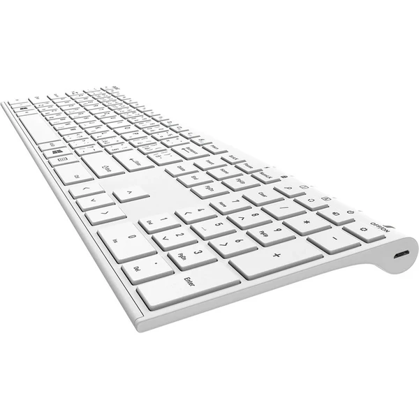 YENKEE YKB 2000 CSWE Trim bezdrôtová klávesnica biela - Klávesnice - Obrázok M8FB300401