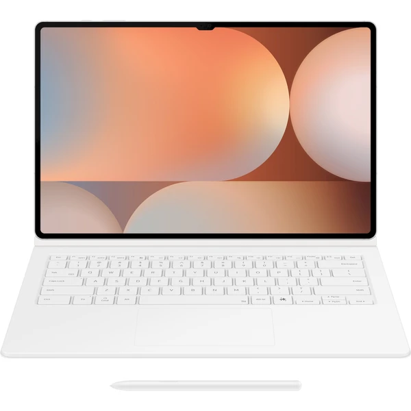 Samsung Cover Keyboard púzdro s klávesnicou Galaxy Tab S10 Ultra/S9 Ultra biele - Puzdra s klávesnicou - Obrázok M8N9000N01