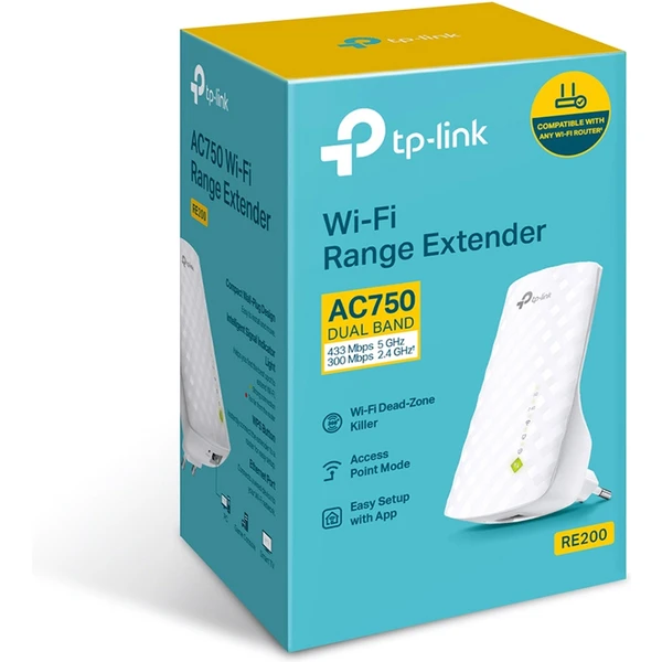 TP-Link RE200 extender - Wi-Fi extendery - Obrázok M8QN600301