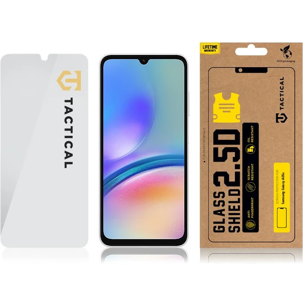 Tactical Glass Shield 2.5D sklo pre Samsung Galaxy A05/A05s číre - Ochranné fólie a sklo - Obrázok M8R1000N01
