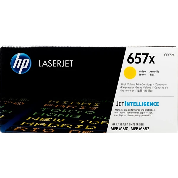 HP CF472X č. 657X Žltá originálna - Tonery - Hlavný obrázok