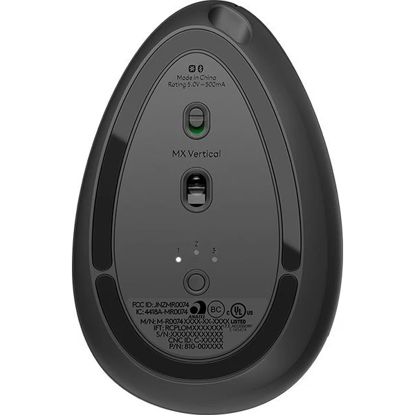 Logitech MX Vertical čierna - Myši - Obrázok M9H6300301