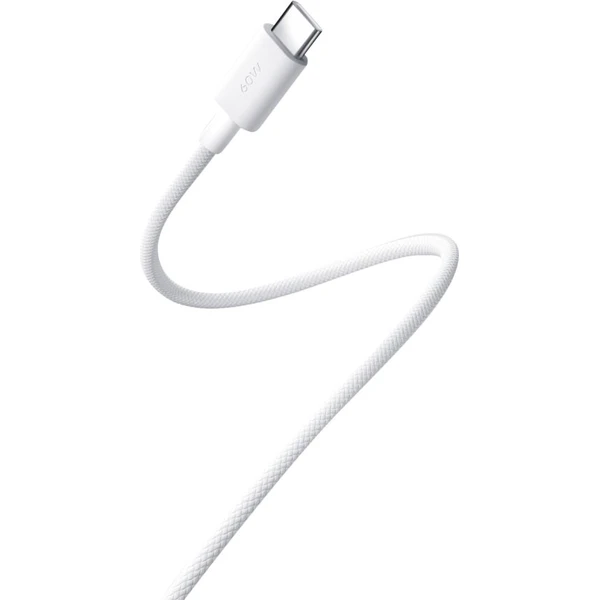 Xiaomi 3A USB-C/USB-C napájací kábel 60W 1m biely - Káble a redukcie - Obrázok M9SJ000K01