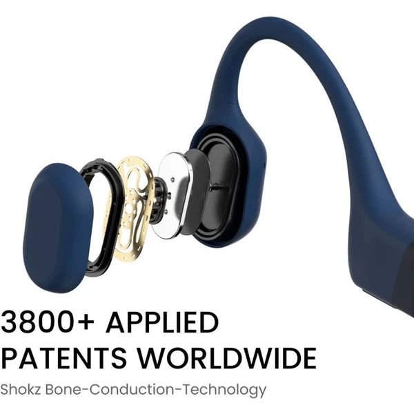 Shokz OpenRun (USB-C) bezdrôtové slúchadlá modrá - Slúchadlá - Obrázok M9TA000N01